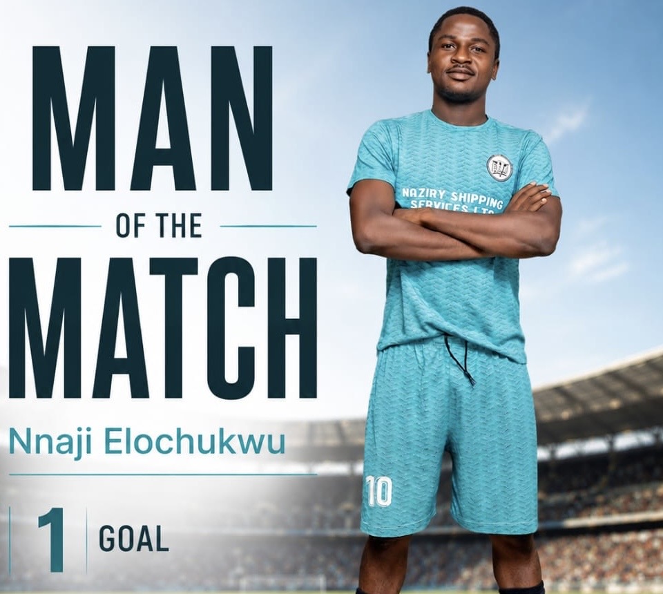 Nnaji Elochukwu Recognized for Outstanding Performance Against Olufunke FA