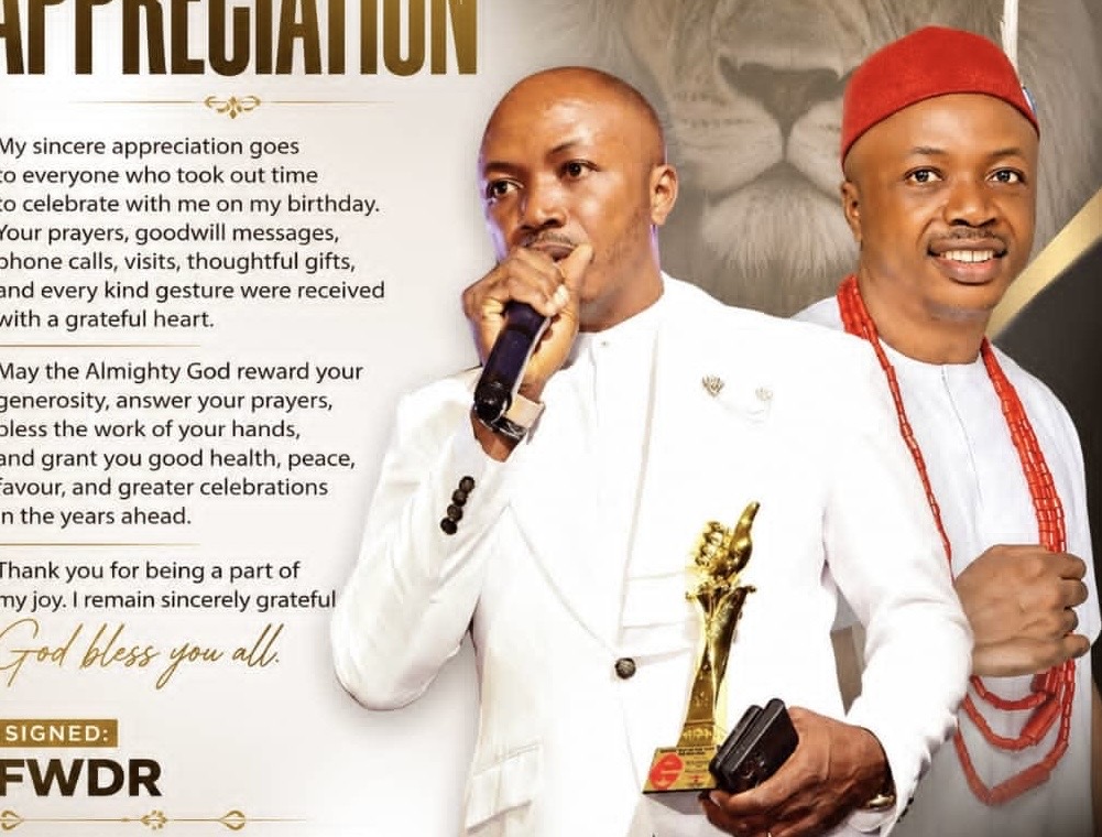 FWDR Nze Chekwube Uzoegbo Expresses Heartfelt Appreciation to All Who Celebrated His Birthday